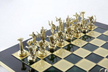 ШАХИ "ПОДВИГИ ГЕРАКЛА"  ЗЕЛЕНІ 36х36см