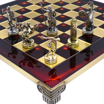 ШАХИ "ДИСКОБОЛ" ЧЕРВОНІ, 36х36см